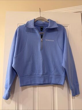 NWT Wild Fable Blue Half-Zip Pullover XS